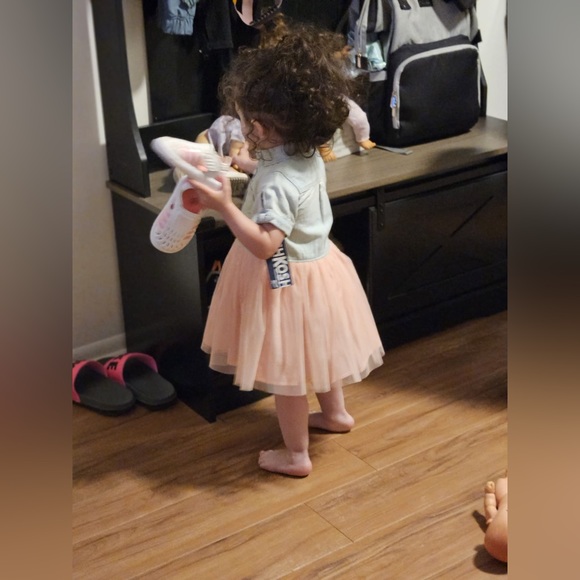 Osh Kosh Baby Girl Denim Tulle Dress NWT 18 months - Picture 7 of 8